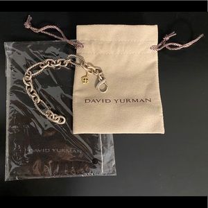 David Yurman Chain Bracelet with Dust Cloth & Bag